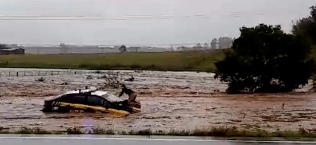 Chuvas provocam rompimento de  Barragem no Sul