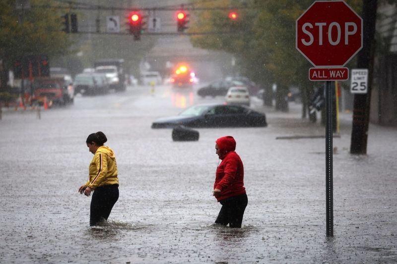 Inundações  deixaram Nova York em estado de emergência