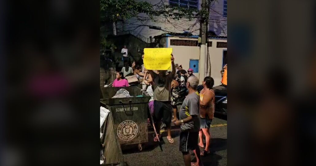 Moradores interditam importante Avenida da Zona Sul do Rio