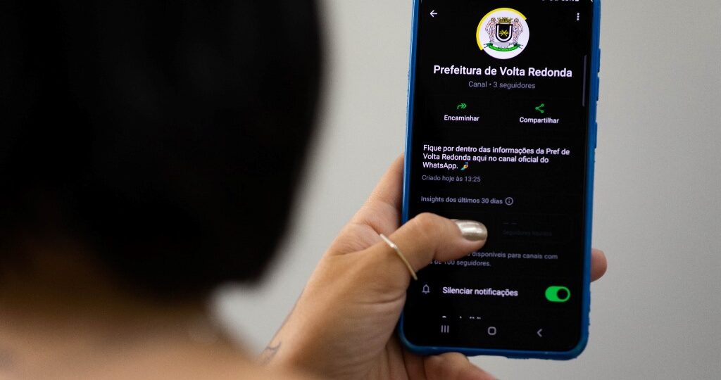 Prefeitura de Volta Redonda lança canal oficial no WhatsApp