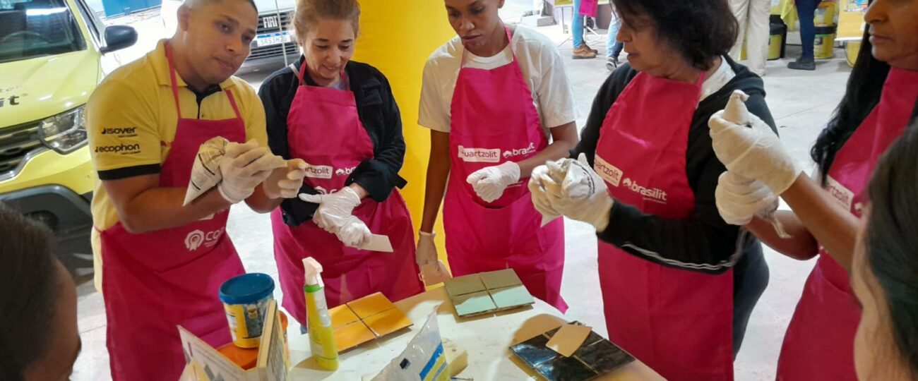 Volta Redonda: ‘Mulheres Mãos à Obra’ passam capacitação com empresa do grupo Saint-Gobain